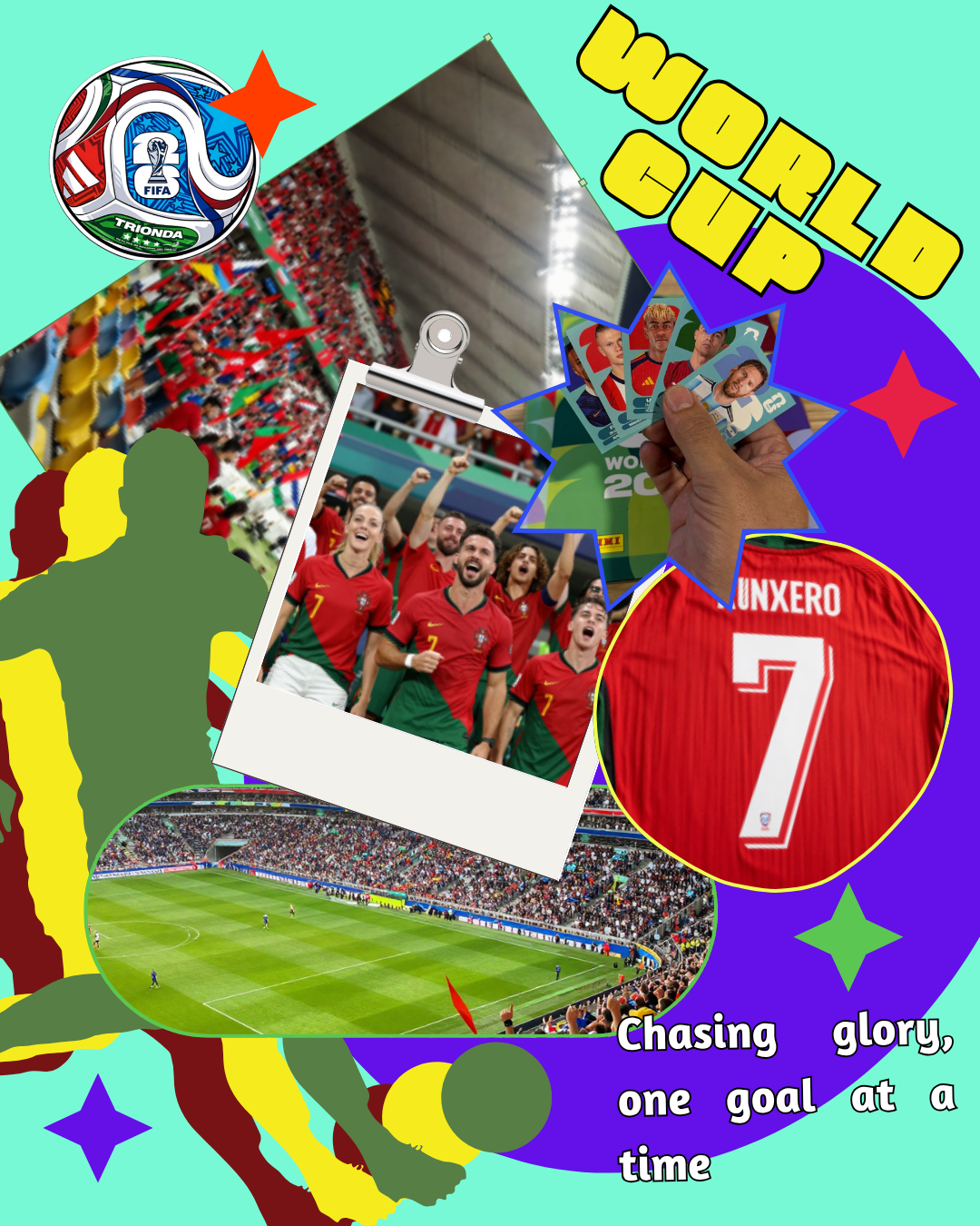 World Cup 2026 Photo Collage Template Bundle
7 Editable Canva Photo Collage Templates (4:5 Ratio)