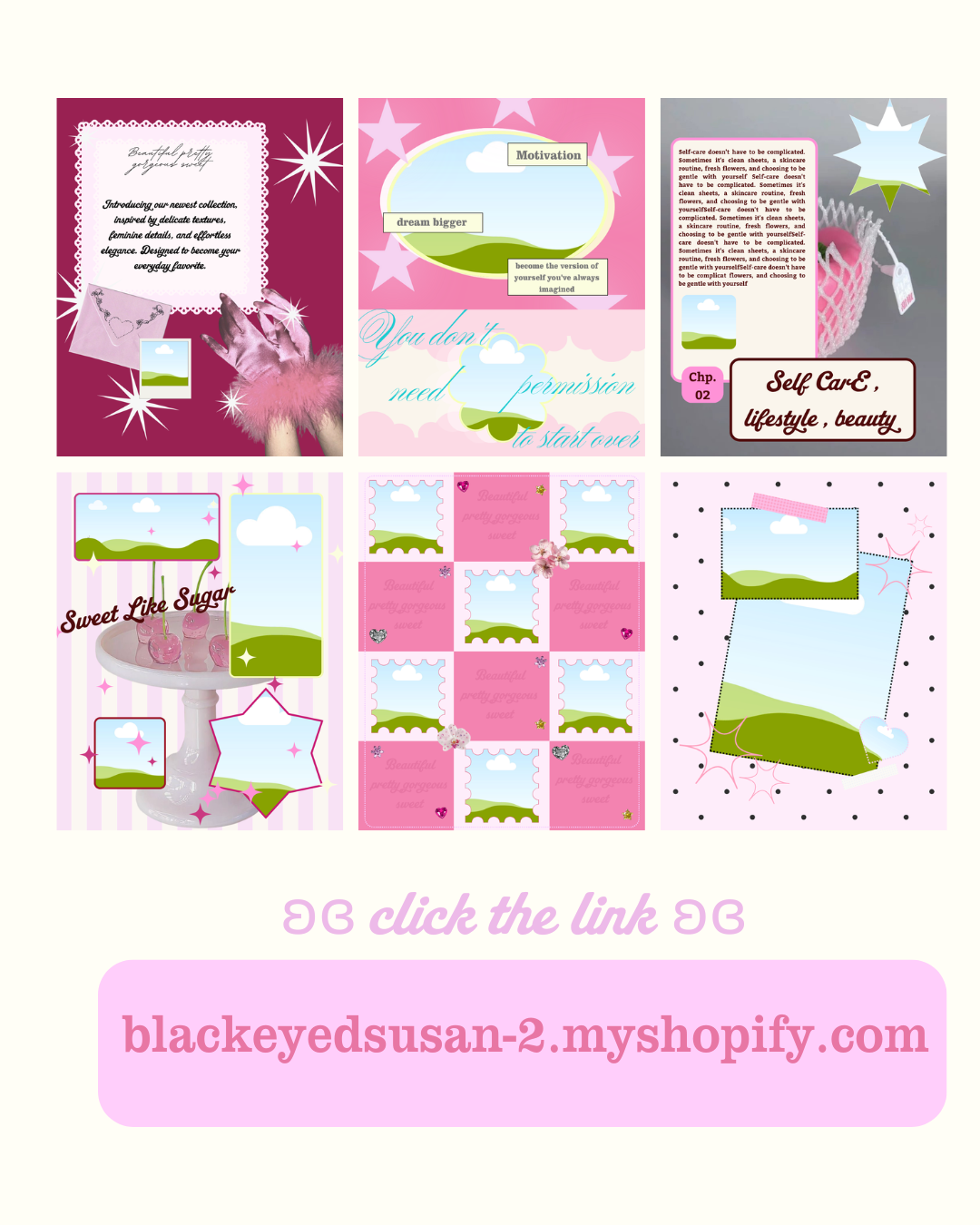Pretty Pink Girly Instagram Post Template Bundle
30 Editable Canva Instagram Posts (4:5 Ratio)