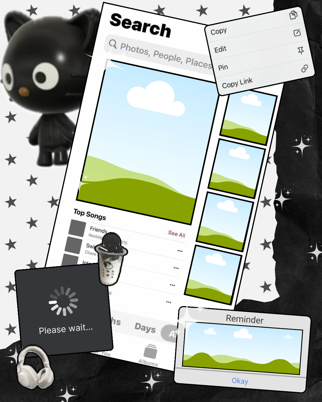 Black & White Instagram Post Template Bundle 7 Editable Canva Instagram Posts (4:5 Ratio)