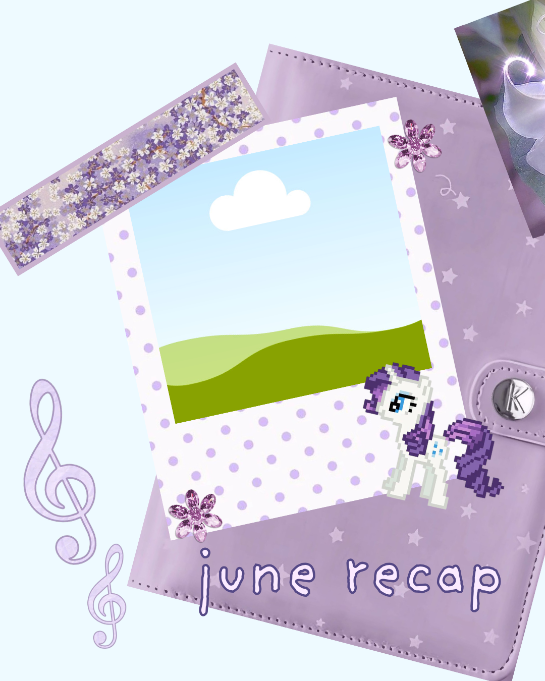 Lavender & Sky Blue Photo Carousel Template 5 Editable Canva Photo Layout Slides (4500 × 1350 px)