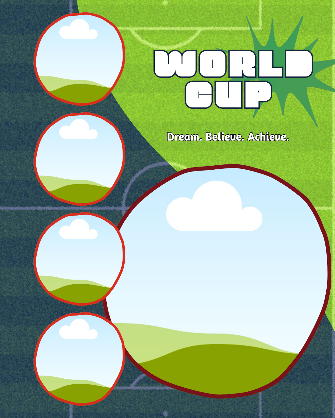 World Cup 2026 Photo Collage Template Bundle
7 Editable Canva Photo Collage Templates (4:5 Ratio)